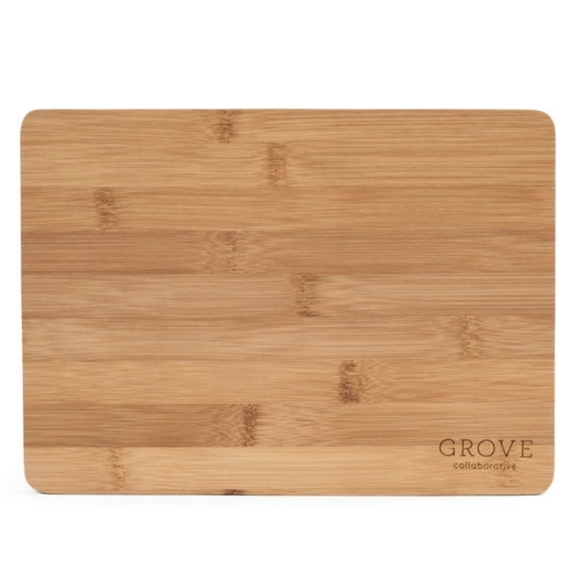 Grove Bamboo Prep Board And Bubble Up Dish Soap Dispenser & Brush - Picture 14 of 14